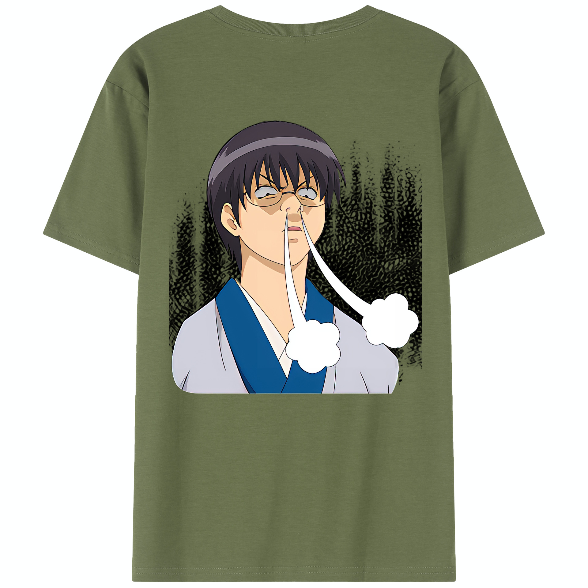 （画像用） ぎんたま 坂田銀時（さかたぎんとき） 神楽 志村新八（しむら しんぱち） GINTAMA Sakata Gintoki Kagura Shimura Shinpachi 綿100％半袖Tシャツ（背面プリント）